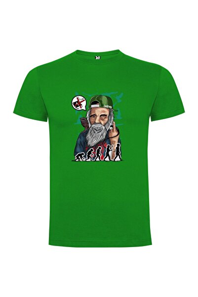 iLovePrints Green-Hatted Aboriginal Sage Tshirt