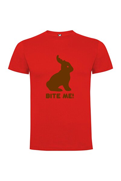 iLovePrints Bite Me Bunny Art Tshirt