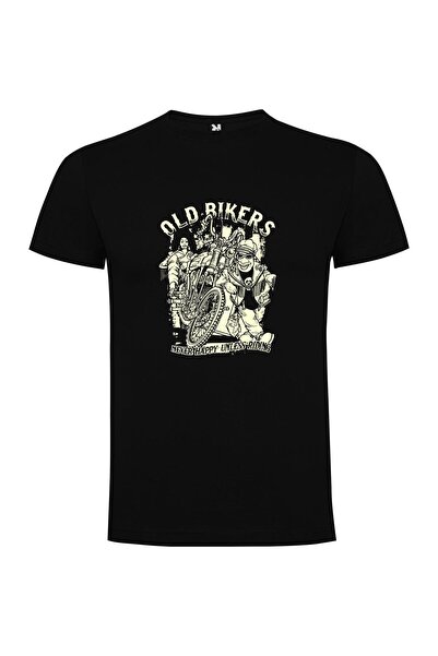 iLovePrints Vintage Biker T-Shirt Tshirt