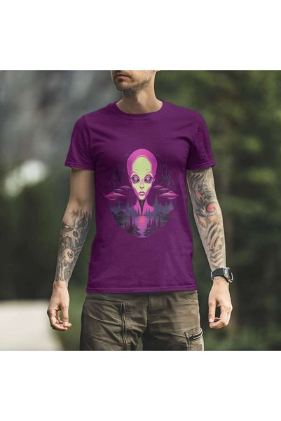 iLovePrints Alien Invasion Artwork Tshirt