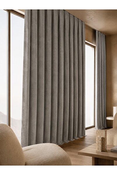 ArasyaHome Draperie Petek 14202 Grej