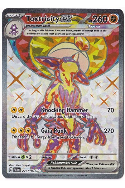 Pokemon Toxtricity ex #227 - Paradox Rift - Kartı (Mint)