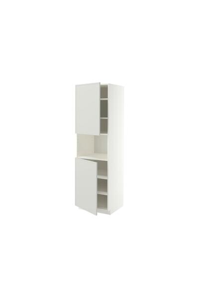 IKEA METOD METOD Mutfak Boy Dolabi - Açık Gri, G60 x D61.6 x Y208 cm