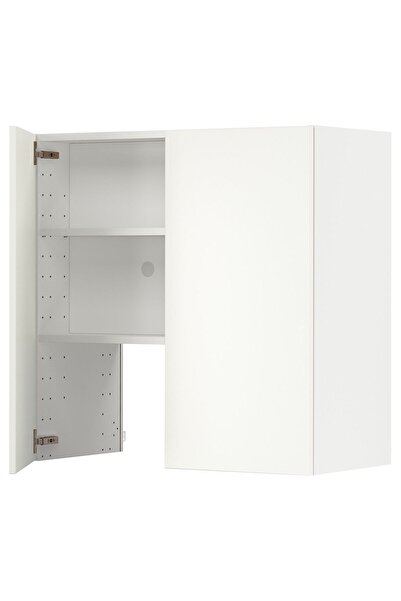 IKEA METOD Mutfak Duvar Dolabı HAVSTORP Bej, G80xD38.6xY80cm Aspiratör Dolabı...