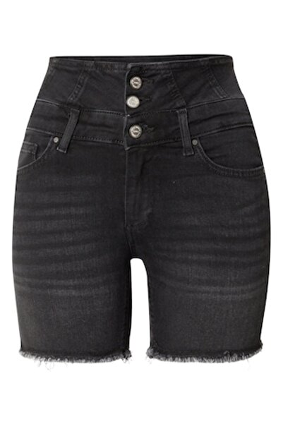 ONLY Blugi scurți, Only, ONLBLUSH HW CORSAGE, negru, S INTL