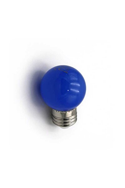Adeleq Λάμπα LED σφαιρική G45, 2W, για ντουί Ε27, Μπλε
