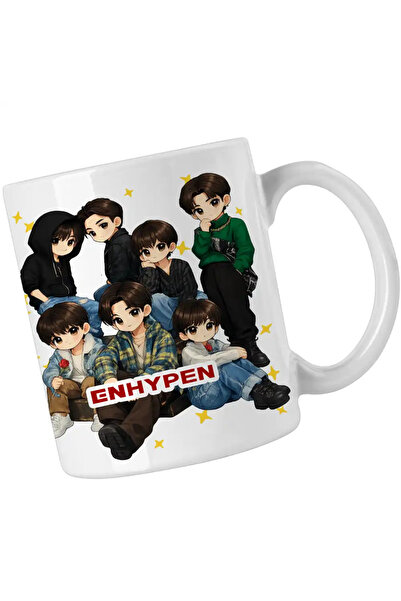 OEM Kpop Enhypen Cartoon Merch Mug