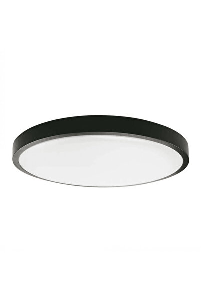 V-TAC Μαύρο στρογγυλό φωτιστικό Οροφής LED, 30W, Φ42cm, 4000K, IP44
