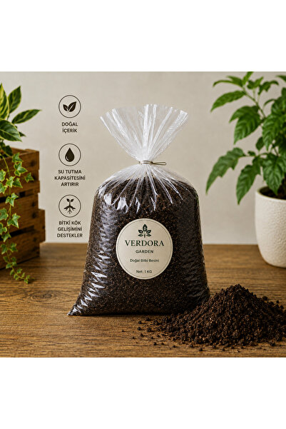 VerdoraGarden Verdora Garden Yanmış Elenmiş Büyükbaş Hayvan Gübresi 1 Kg