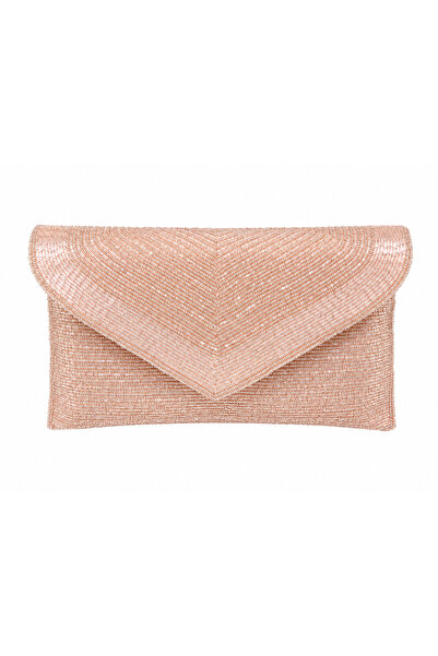 ARCAD Luxury Handmade Beaded Evening Bag with Chain Strap – Women's Party Clutch