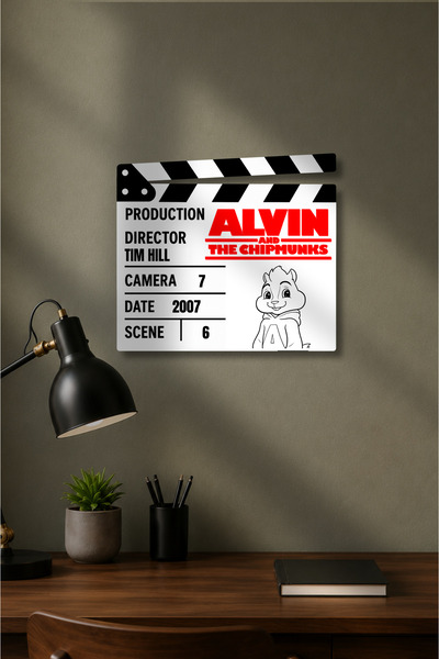 Gişe Arts Klaket Tablo / Duvar Dekoru - Alvin and the Chipmunks (Alvin ve Sin...