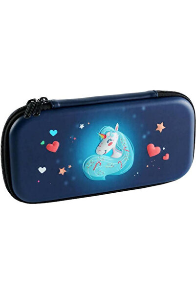Nacon 3D Υφασμάτινη Θήκη Μεταφοράς για Switch με σχέδιο Μονόκερου, Μπλε