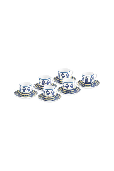 Karaca Maral 6 Kişilik Kahve Fincan Takımı 80 ml