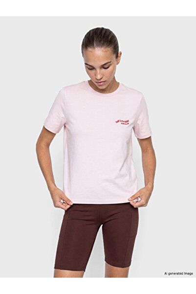 LC Waikiki Embroidered Soft Touch Women's Sports T-Shirt