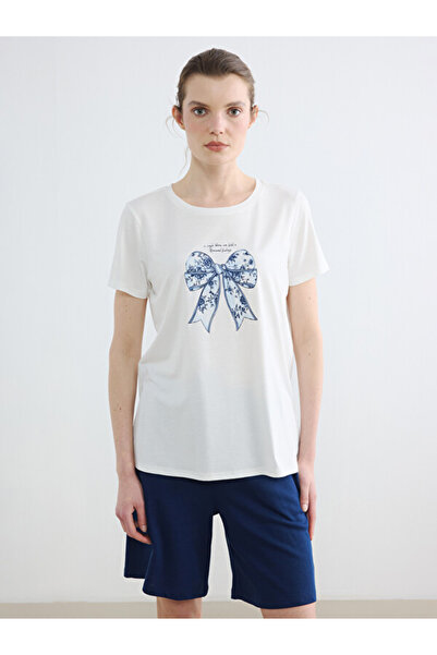 LC Waikiki Crew Neck Printed Women's T-Shirt