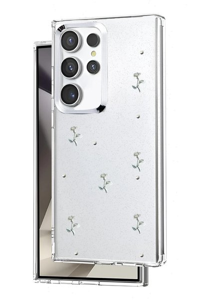 New Face غطاء ZENGEMTR لهاتف Galaxy S25 Ultra بنمط فيونكة - (74008) نمط 4