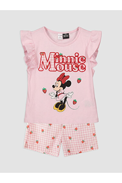 LC Waikiki Timeless Clothing & Timeless Choices Cute Mouse Print Girls' Short...