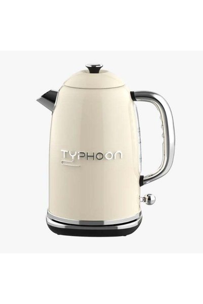 Typhoon غلاية كهربائية - 2200 واط - 1.8 لتر - TY-01-002 OW - أبيض فاتح