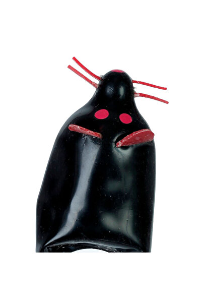 Condomerie - Handpainted Novelty Condoms Black Mouse Xl