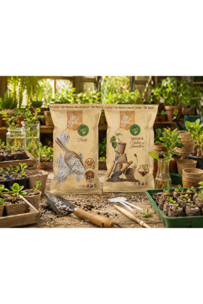 Dr Soil Set 1+1, Substrat Dr.Soil pentru insamantare, sadire si inmultire 1L ...