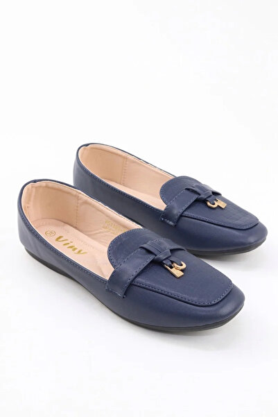 VİNY Women's Loafer Ballet Flats – Comfortable Slip-On Flat Shoes, Lightweigh...