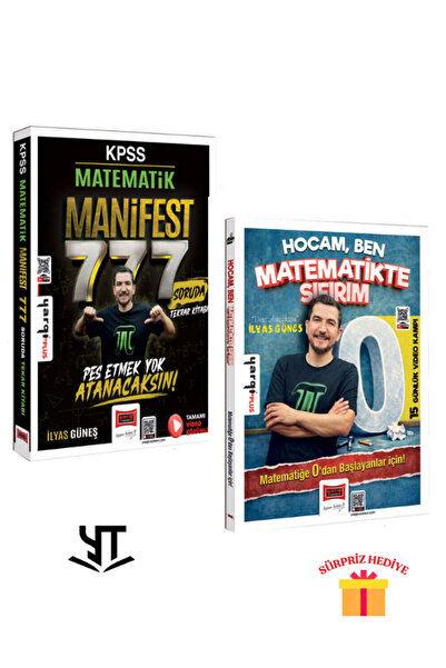 Yargı Yayınları Tüm Adaylar İçin Hocam Ben Matematikte Sıfırım ve Manifest Se...