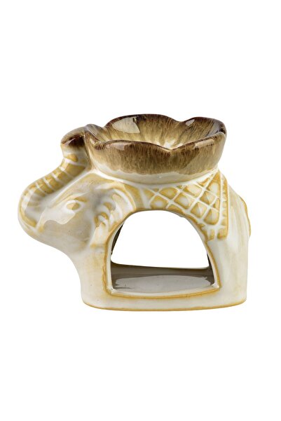 MONDEX Arzător de ulei ceramic elefant 9x5x7 cm multicolor 1 buc.