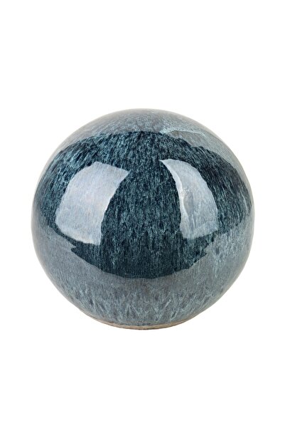 MONDEX Sferă Decorativă Ceramică SAGGIO Saphire 30 cm Albastru Safir 1 buc.