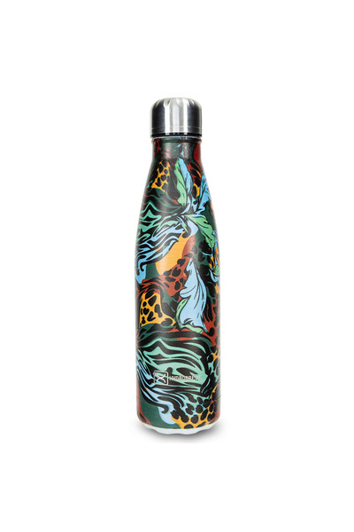 Hydrobrew Double wall Stainless Steel Water Bottle 500ML - Wild Tropic
