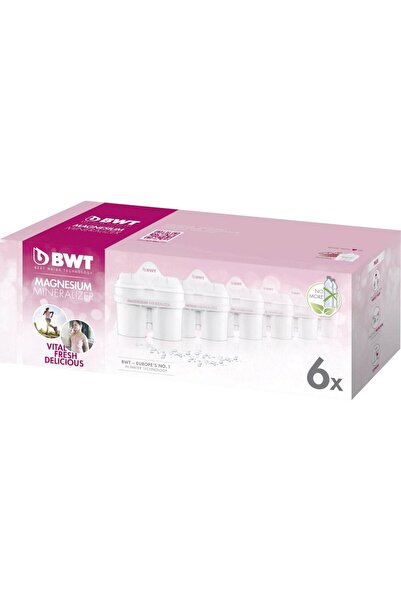 BWT Cartuș filtru pentru apă - 6 bucăți Alb