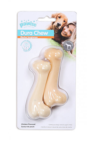 Pawise Os de mestecat dur pentru câini, cu aromă de pui, 2 bucăți, 10 cm