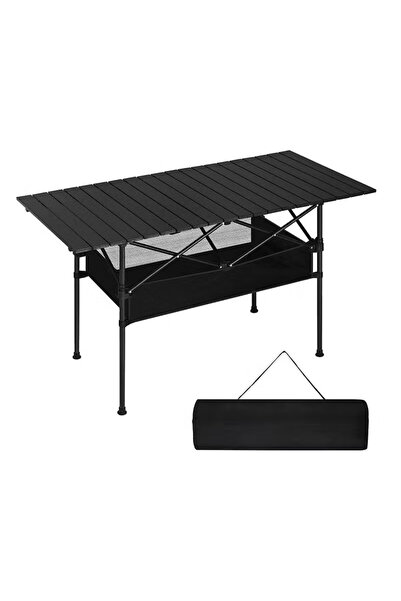 TAPIT Large Folding Camping Table, Adjustable Height, Lightweight and Portabl...