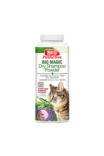 Bio PetActive Pudră de șampon uscat Bio Magic pentru pisici 150 g