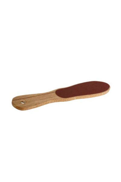 Beautyfor Pila Pedichiura cu Maner Lemn - Foot File with Wooden Handle, durit...