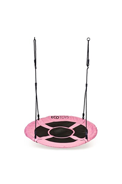 Ecotoys Leagăn tip cuib, 150 kg, 100 cm, reglabil, roz KID066859