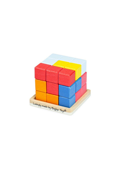 BIGJIGS Toys Joc logic - Cub 3D