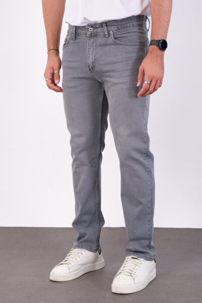 BY İMPALA MODA Men's Regular Fit Straight Leg Stretchy Lycra Denim Jeans Trou...