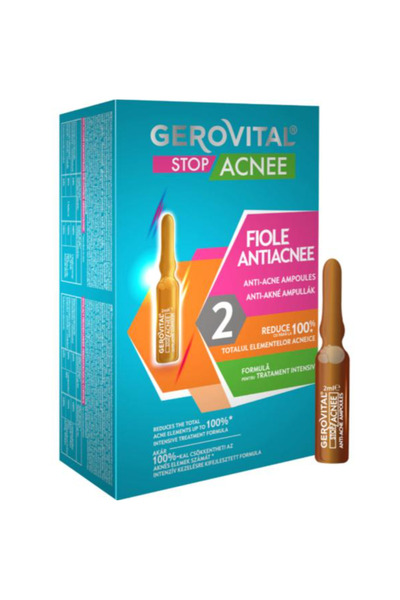 GEROVITAL Fiole Antiacnee - Stop Anti-Acne Ampoules, 10 fiole x 2 ml