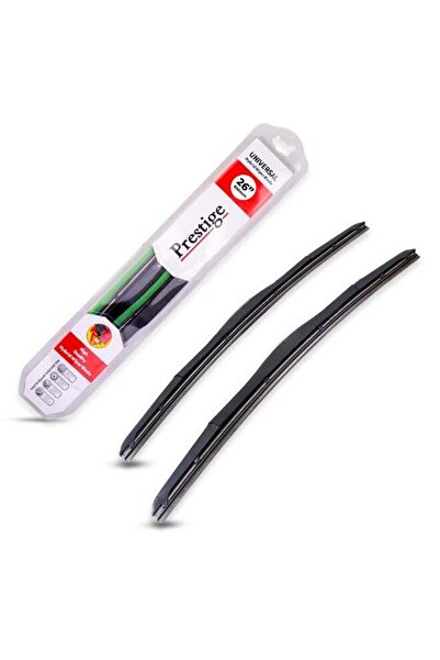 Prestige Pack of 2 Hybrid Wiper Blades - All-Season Universal Fit - 26 Inch