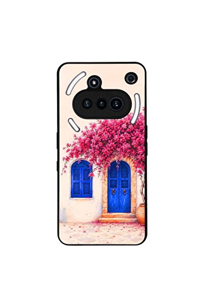Sonique Θήκη Greek Island Muse Series για Nothing Phone 3a Ροζ Μπουκαμβίλια