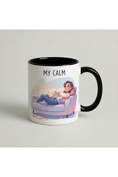 Petgifts Cana Cadou Personalizat Amuzanta Cu Mesaj My Calm - Ceramica 330 Ml