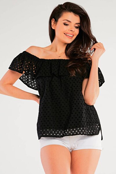 Awama Bluza Awama, Poliester, Negru, XL
