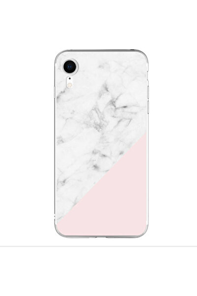 OEM Μαρμάρινη Πίσω Θήκη Σιλικόνης Ροζ (iPhone XR) Κωδικός: 98-12062