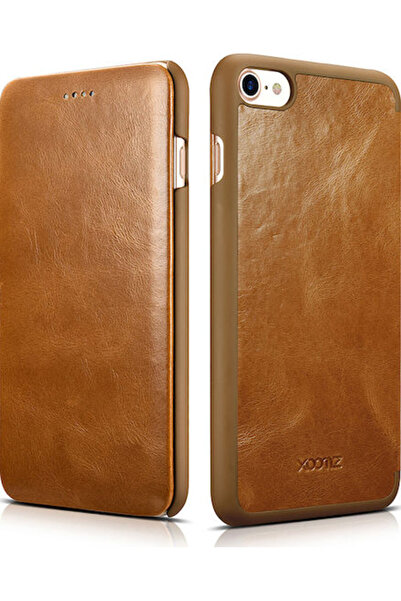 OEM XIP 7024 Θήκη Βιβλίο από Συνθετικό Δέρμα Καφέ (iPhone 8/7 Plus) Κωδικός: ...
