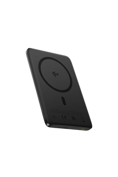 Baseus PicoGo 10000mAh Qi2 MagSafe Υπέρλεπτο Power Bank 15W Μαύρο