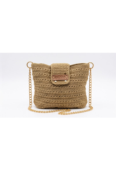 JADDA Handmade Daily Knitted Handbag Macrame Yarn