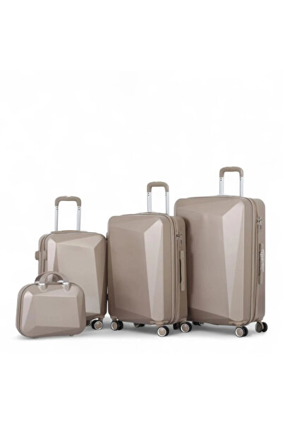 Generic 4 Pcs Set Valises 360 Degree Spinner Wheels Suitcase Password Lock Ab...
