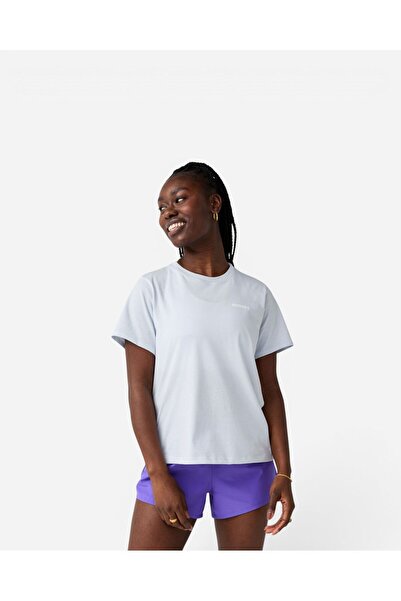 Brooks Graphic Short Sleeve Kadın Acik Mavi Kısa Kollu Tshirt 221761461