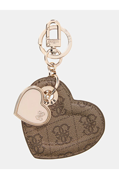 Guess Lindsey privjesak za ključeve, ženski smeđi privjesak RW7567P6301-LTL