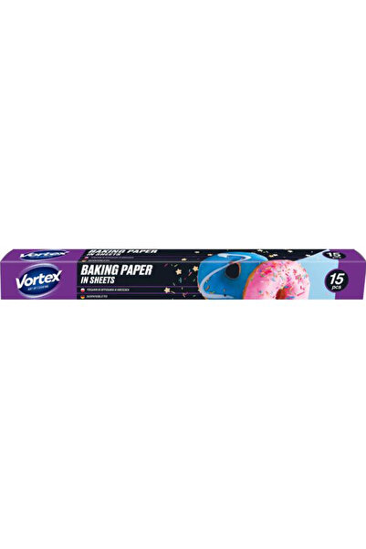 Vortex Hartie de Copt - Baking Paper in Sheets, 15 buc